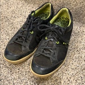 Ecco Black Leather Golf Shoes